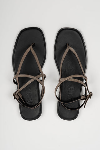 Claudine green sandal