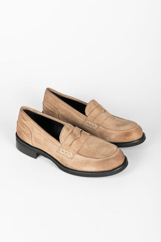 Mocassim Bracciano areia.