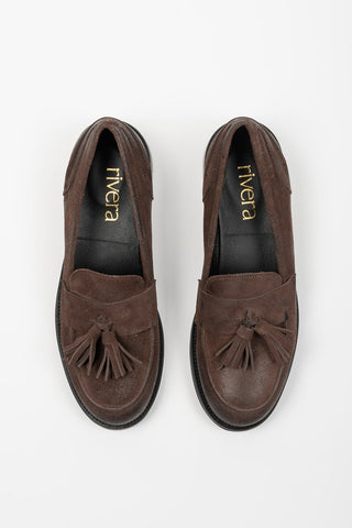 Mocassim castanho Vicali