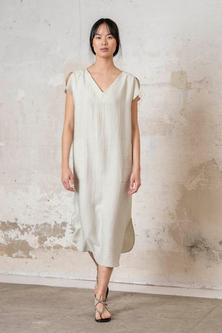 VESTIDO ELISA TUNICA ABERTURA MANGA