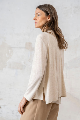 CHAQUETA PUNTO BEIGE