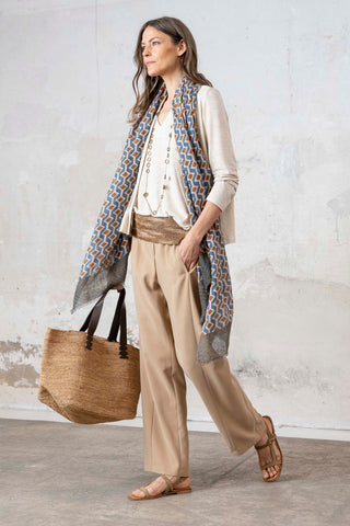 CHAQUETA PUNTO BEIGE