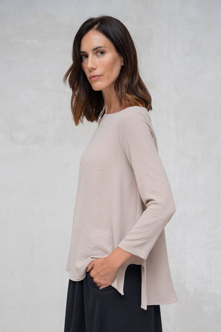 JERSEY TREVI CUELLO BARCO BEIGE