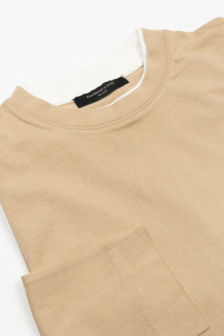 CAMISETA MANGA LARGA HAMAKI BEIGE