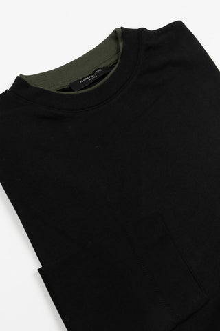 CAMISETA MANGA LARGA HAMAKI NEGRO