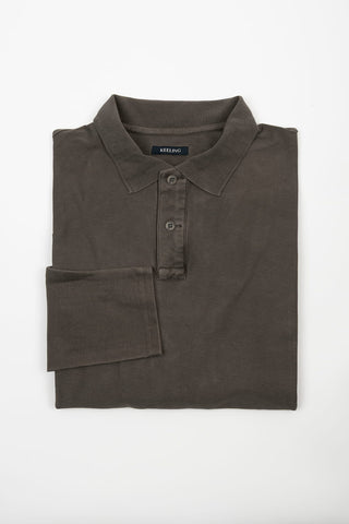 POLO MANGA LARGA KEELING GRIS MARENGO