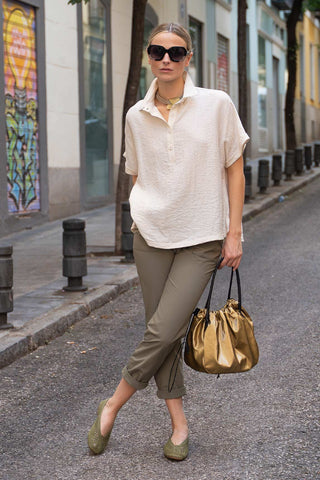 Dancer Alejandra crochet khaki