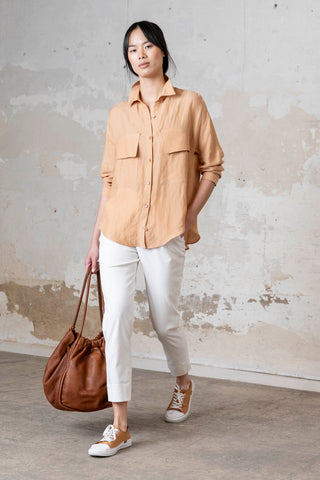 Dominique camel sneaker