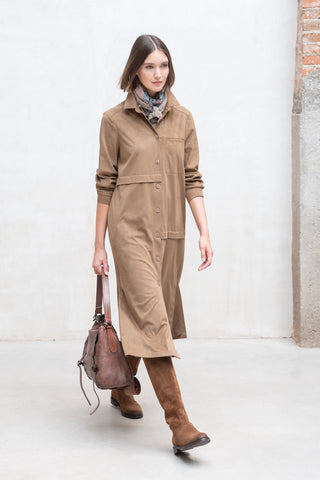 Asti camel frock coat