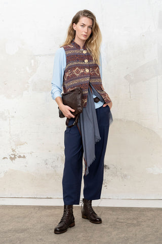 Nereida navy blue trousers