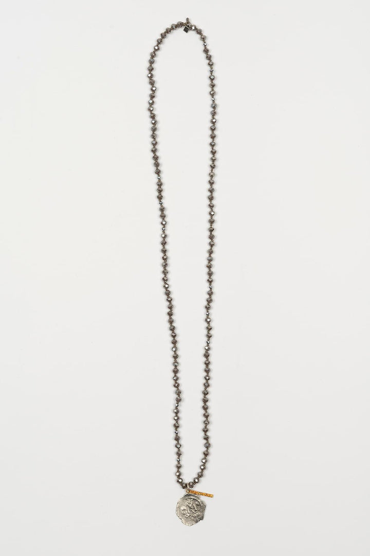 Arvyn dark grey necklace