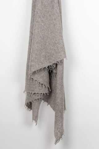 Fular Vairela gris oscuro de cachemira