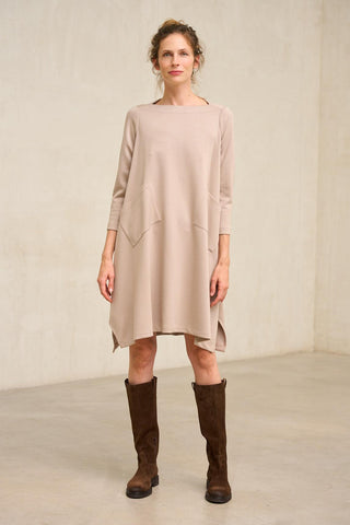 Vestido Ardessa bege