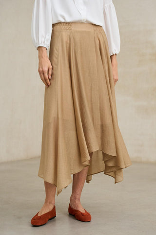 Nadeya Camel Skirt
