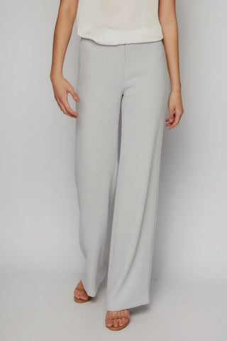 PANTALON PALAZZO GRIS PERLA