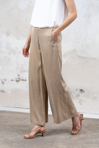 PANTALON ELISA TRAPECIO CAMEL