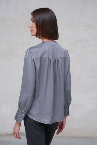 CAMISA CUELLO CAJA GRIS MEDIO