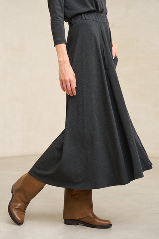 Maela charcoal gray skirt