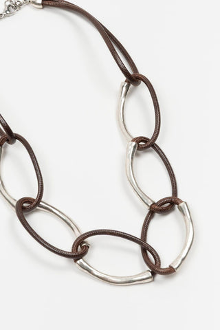 Carise silver necklace