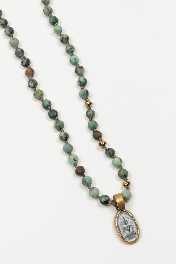 Zenvy turquoise necklace