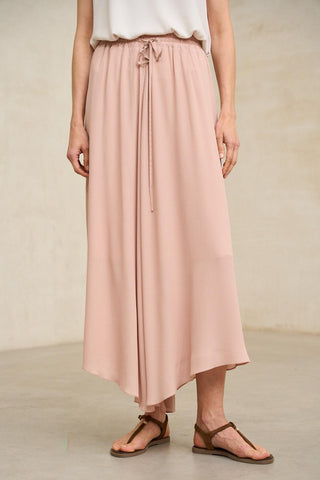 Falda Ailén Rosa Empolvado