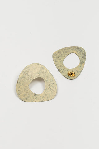 Pendientes Bravia verde pátina FL Private Collection