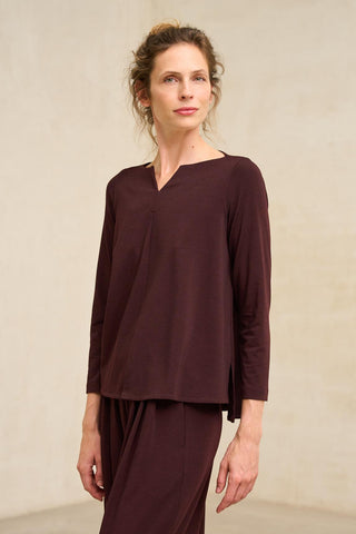 Gende Burgundy Top
