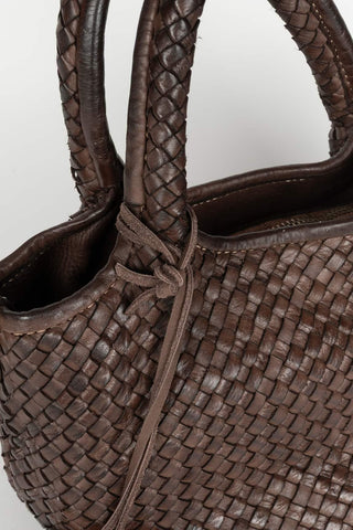 Bolso Serilda mini marrón y negro