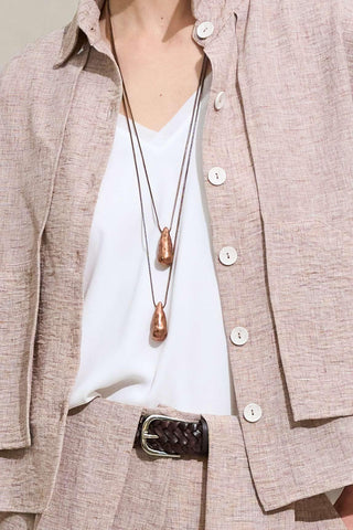 Collar Luneria cobre