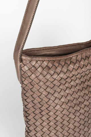 Mala Baira trançada taupe