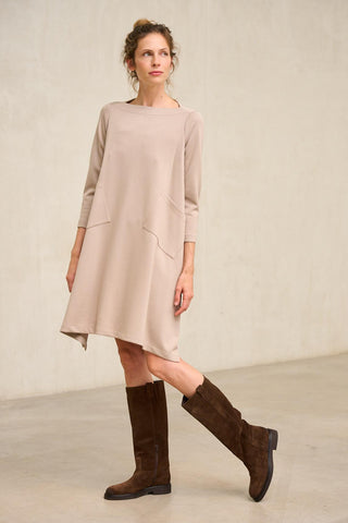 Vestido Ardessa bege
