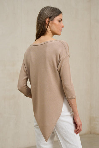 Élinor sand knitted sweater