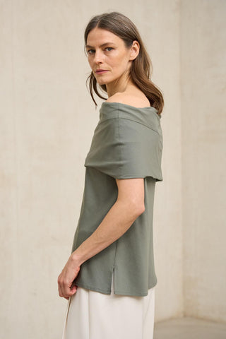 T-shirt cáqui Orien