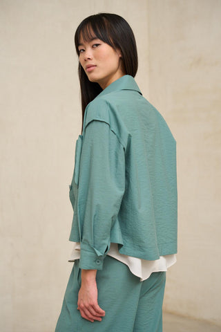 Chaqueta Brisa turquesa