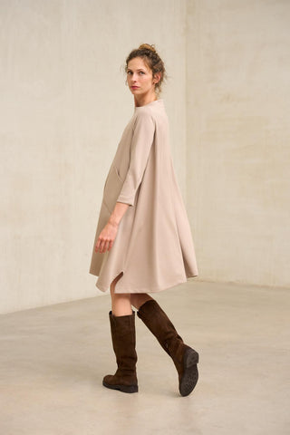 Vestido Ardessa bege
