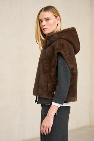 Brown Furbi vest
