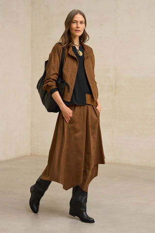 Maia camel skirt