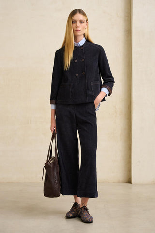 Navy Bore Pants