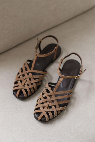 Lareth Leather Jelly Sandal