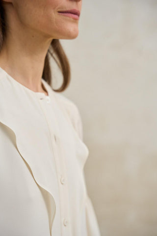 Mireya blouse in ecru