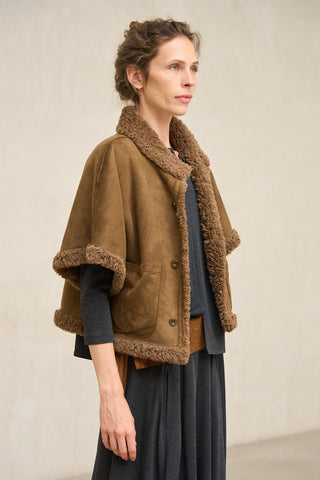 Aldoria Reversible Brown Coat