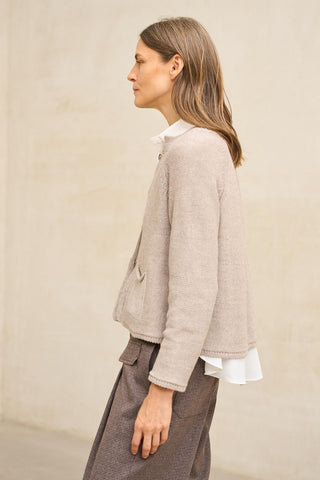 Dune mink cardigan