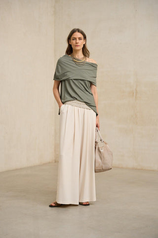 T-shirt cáqui Orien