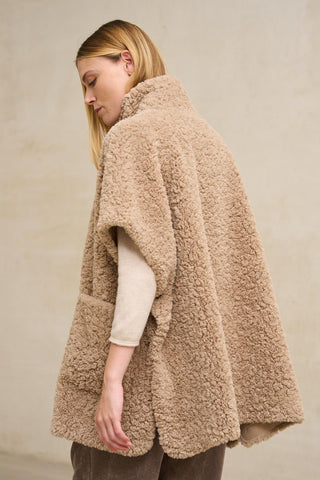 Alvoria reversible taupe coat