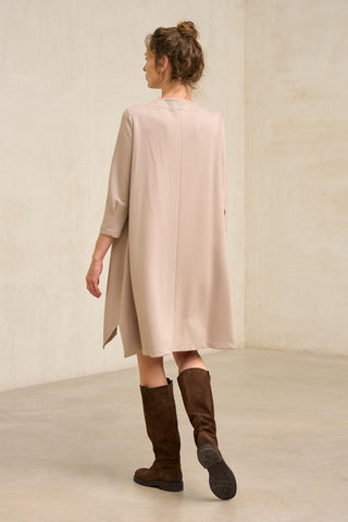 Vestido Ardessa bege