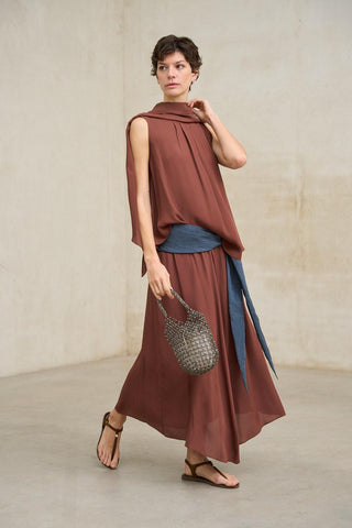 Blusa Támara terracota